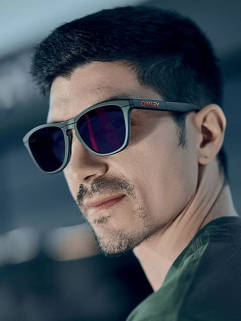 OAKLEY | Lunettes de soleil homme Frogskins Range Prizm Road | Noir