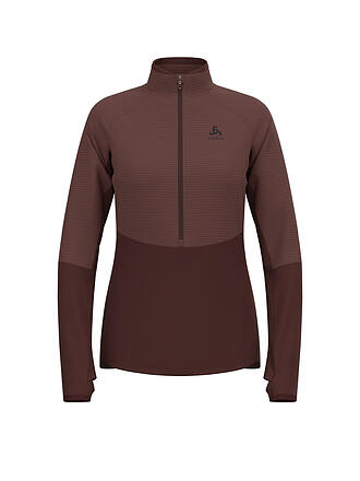 ODLO | Sous-pull zippé pour femme Descent Ceramiwarm