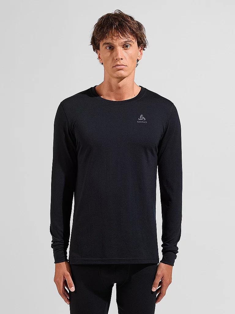 Odlo T-shirt Homme Merino 200 noir   S 6