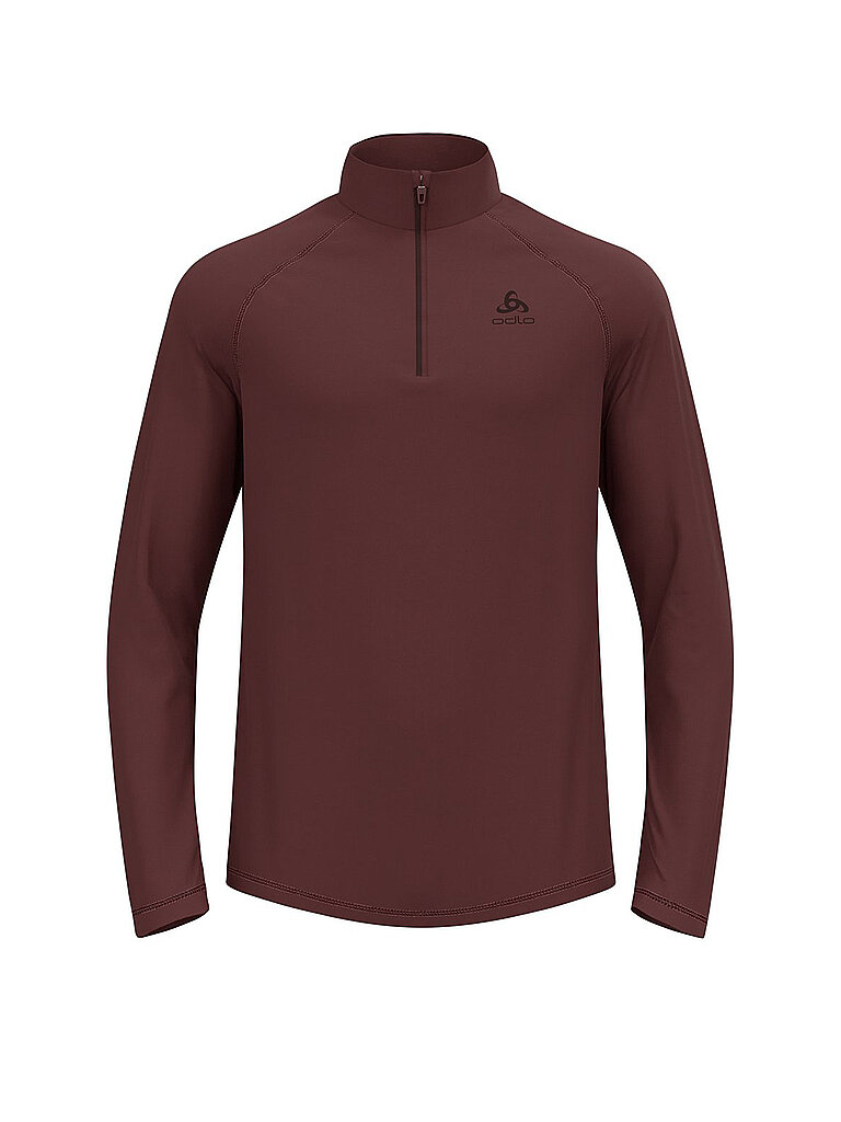 Sous-pull zippé Besso Mid Layer marron S