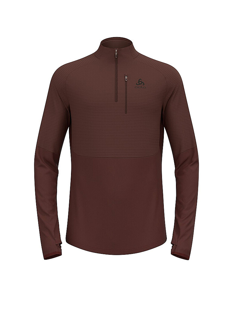 Sous-pull zippé Descent Ceramiwarm marron S