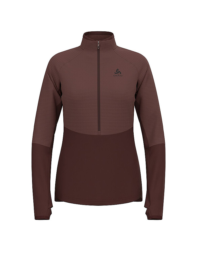 Sous-pull zippé Descent Ceramiwarm marron L