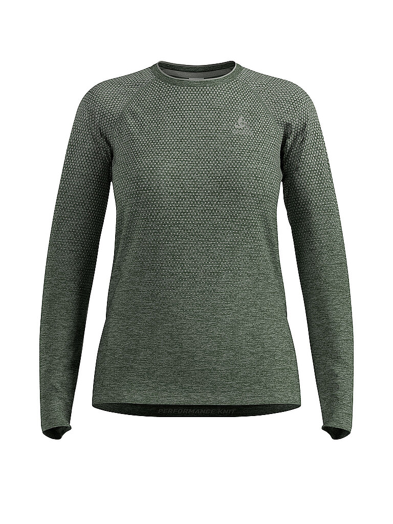 T-shirt de course sans coutures Essentialss olive L