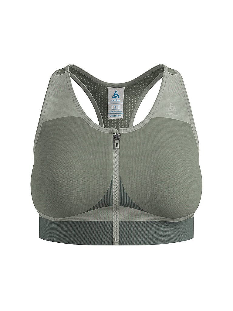 Soutien-gorge de sport sans coutures à maintien élevés olive S