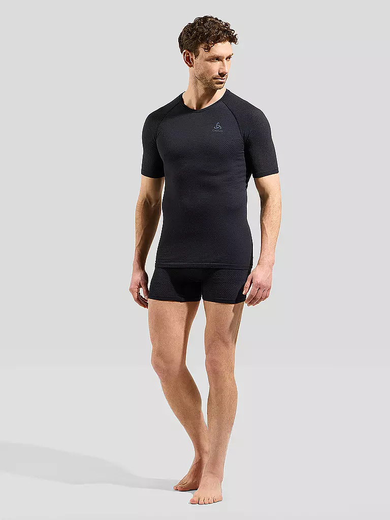 ODLO | Boxer pour homme Performance Wool 140 Seamless | Noir