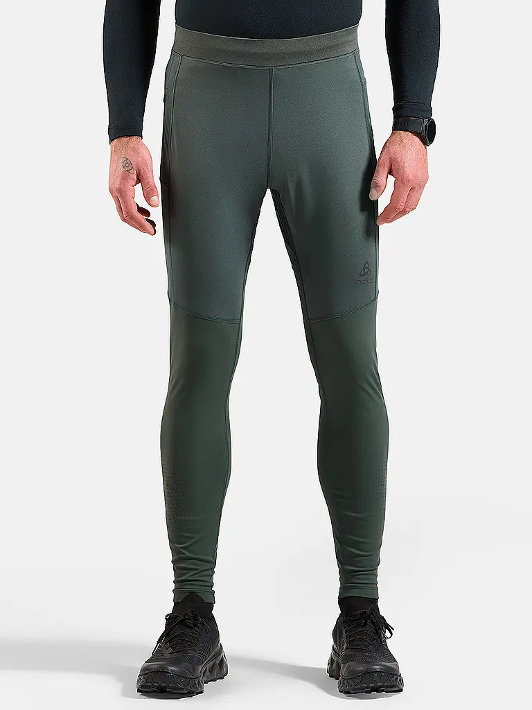 ODLO | Collant de course pour homme Zeroweight Warm Reflective 2.0 |