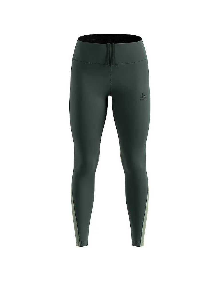 ODLO | Collant de course thermique Essential pour femmes | Vert foncé