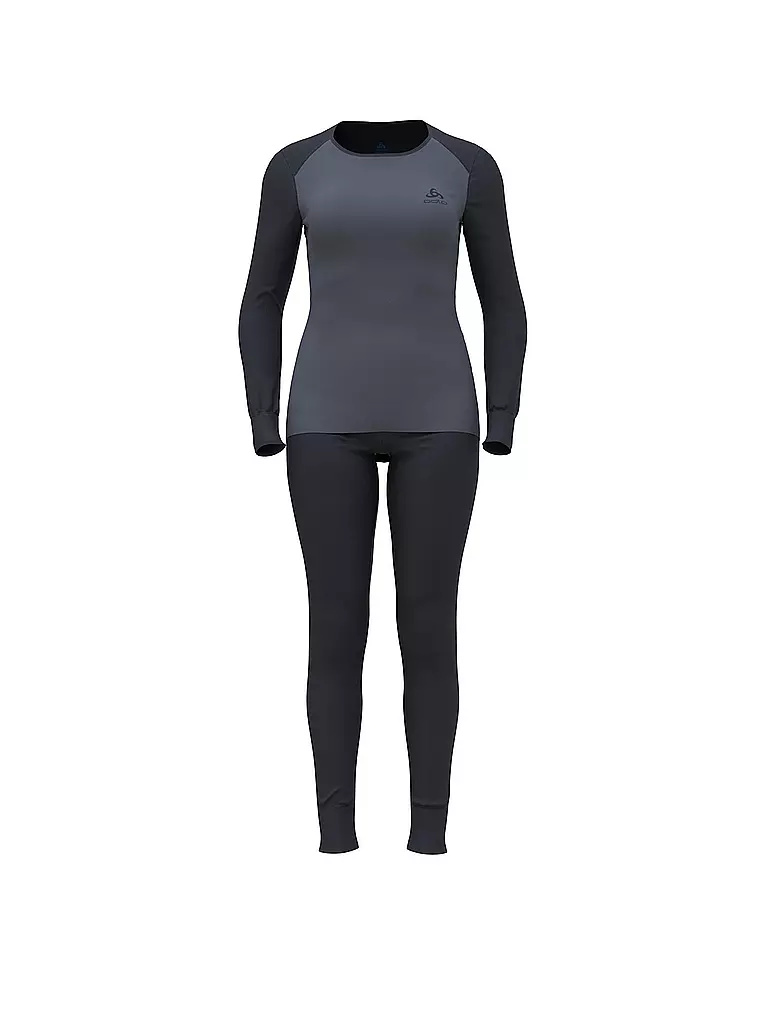 ODLO | Damen Funktionswäsche Set ACTIVE WARM ECO | Bleu foncé