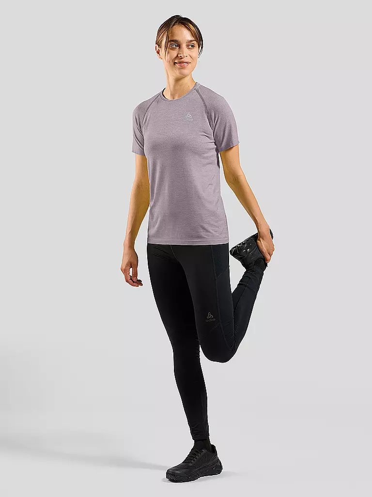 ODLO | Damen Laufshirt Essentials Seamless | Lilas