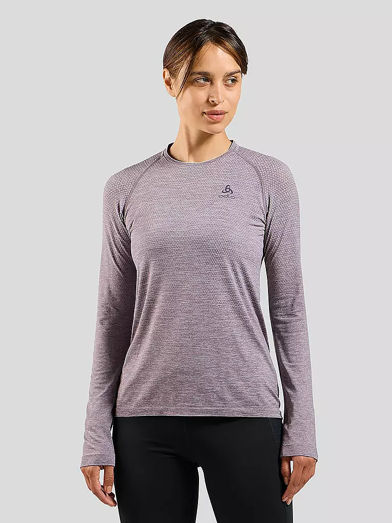 ODLO | Damen Laufshirt Essentials Seamless | Lilas