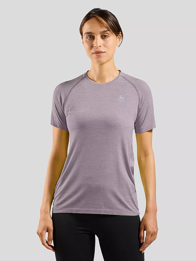 ODLO | Damen Laufshirt Essentials Seamless | Lilas