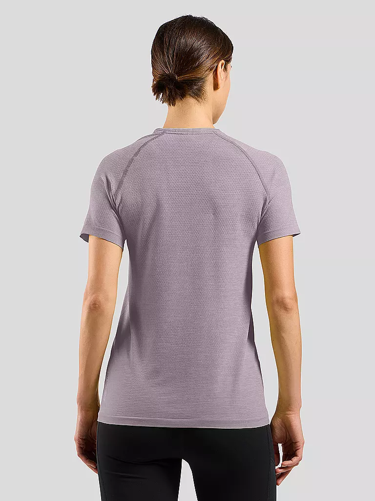 ODLO | Damen Laufshirt Essentials Seamless | Lilas