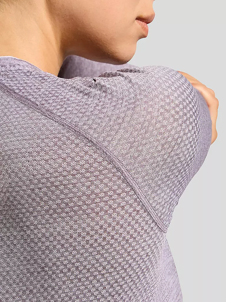 ODLO | Damen Laufshirt Essentials Seamless | Lilas