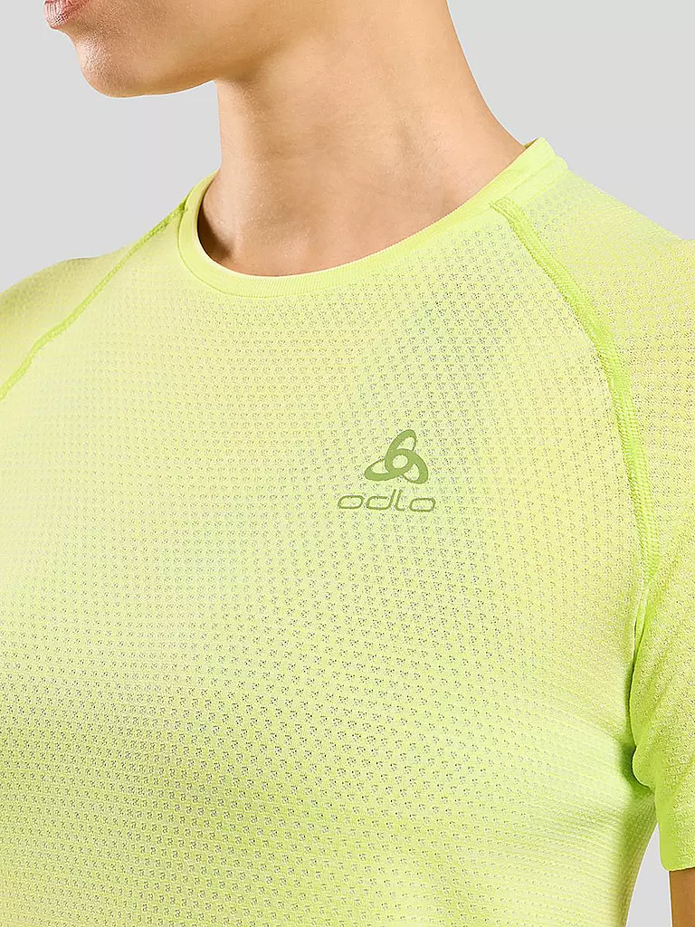 ODLO | Damen Laufshirt Essentials Seamless | Jaune