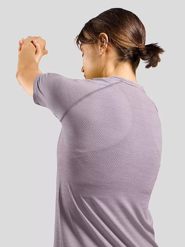 ODLO | Damen Laufshirt Essentials Seamless | Lilas