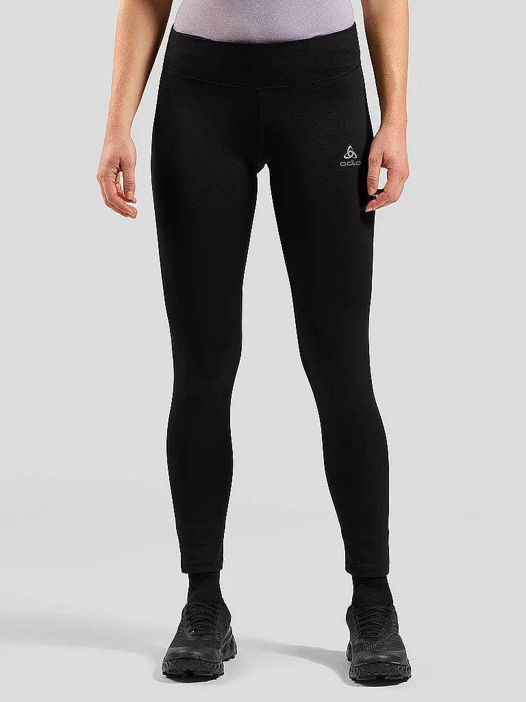 ODLO | Damen Lauftight Essentials Warm | Noir