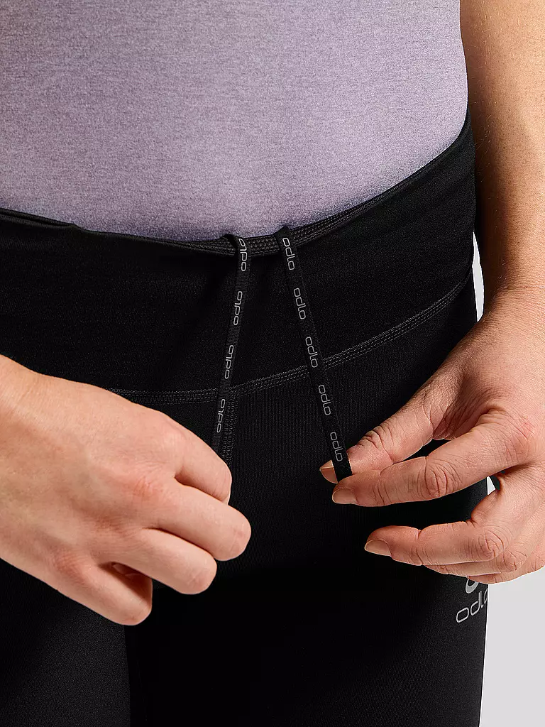 ODLO | Damen Lauftight Essentials Warm | Noir
