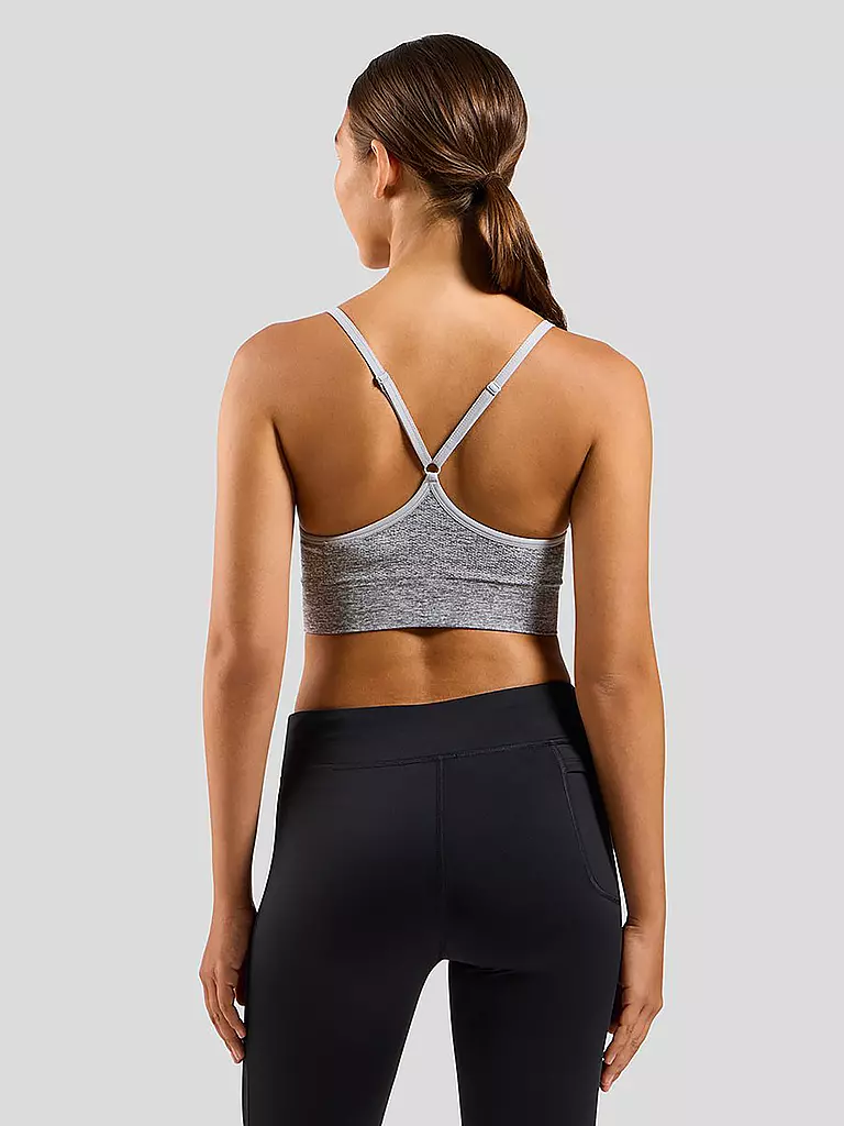 ODLO | Damen Sport-BH Padded Seamless Soft 2.0 Low Support | Gris