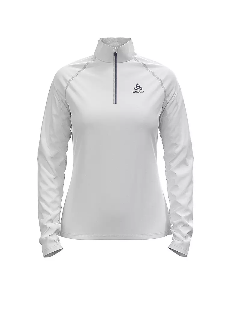 ODLO | Damen Unterzieh Zipshirt Besso Mid Layer | Blanc