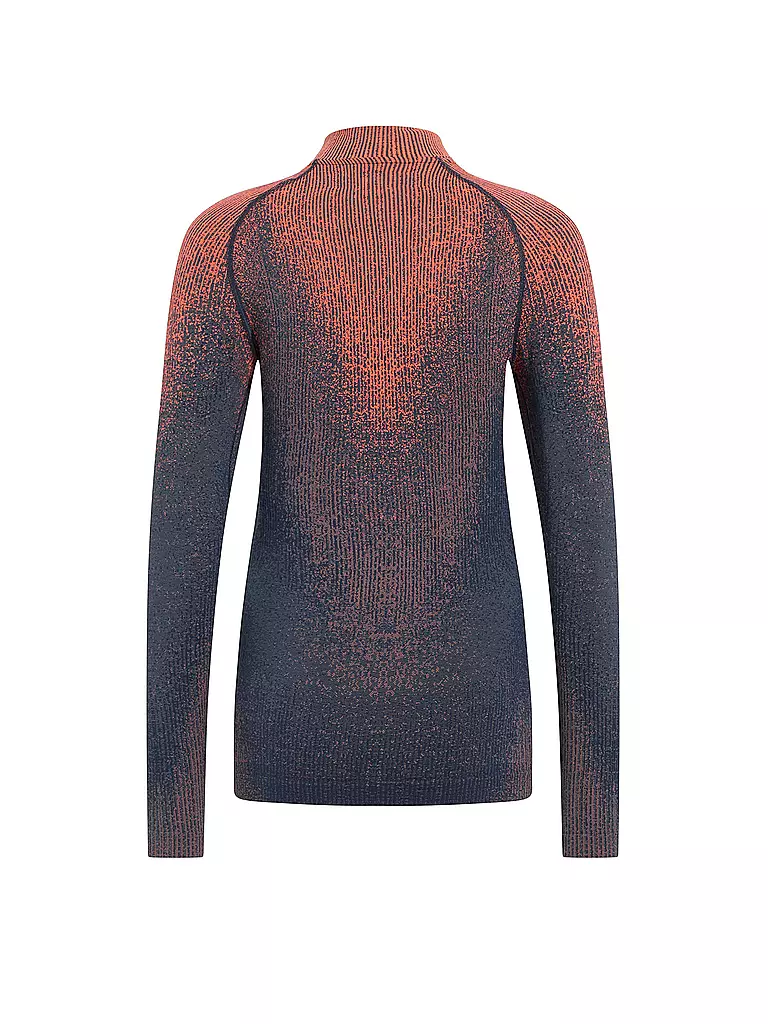 ODLO | Damen Unterzieh Zipshirt Blackcomb Base Layer | Bleu foncé