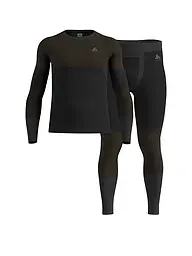 ODLO | Ensemble de sous-vêtements longs Fundamentals Performance pour hommes | Noir