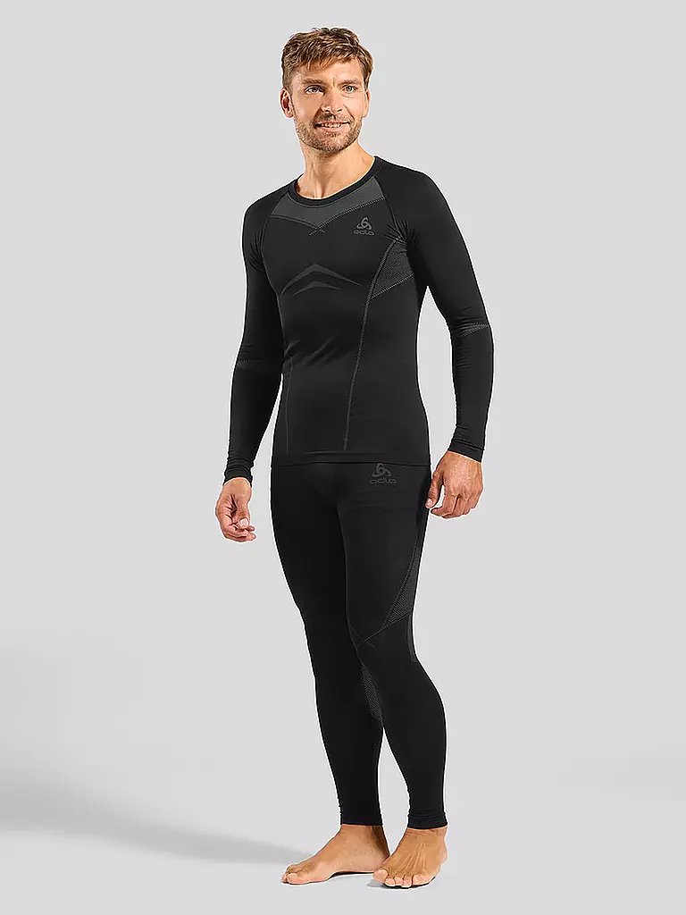 ODLO | Ensemble de sous-vêtements pour homme Fundamentals Performance Warm | Noir