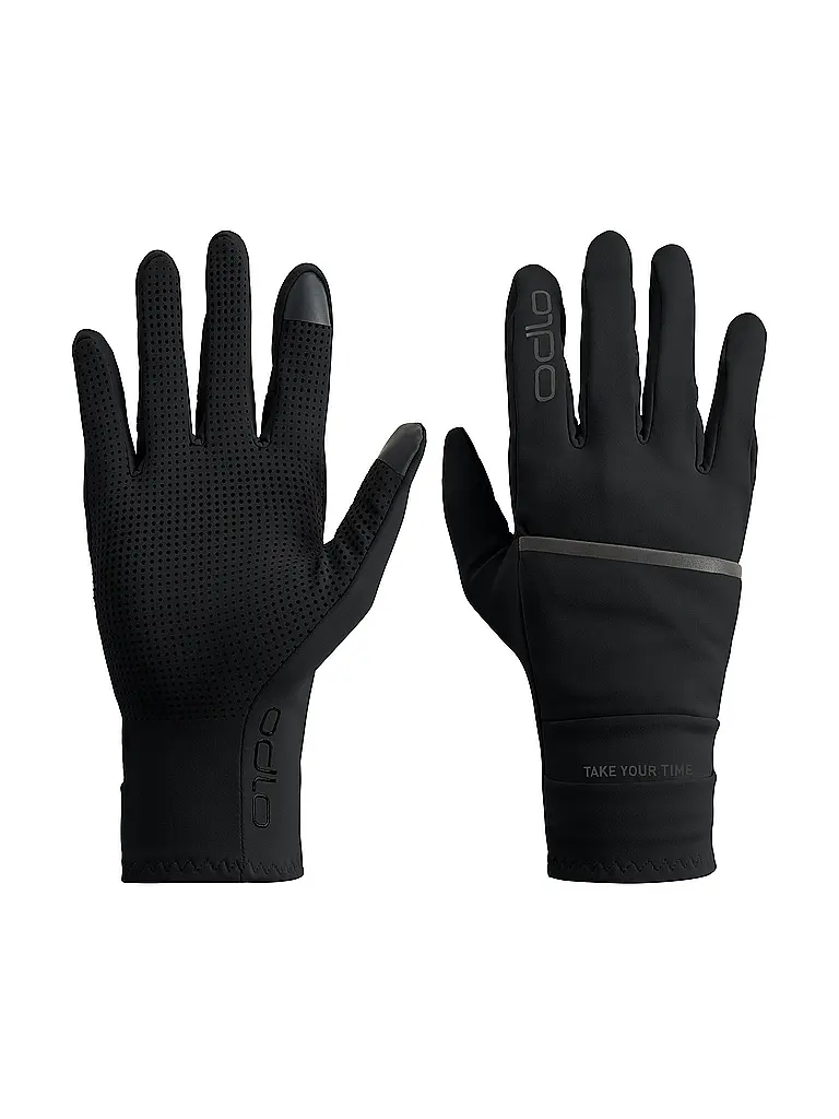 ODLO | Gants de course Multisport Windproof Light | Noir