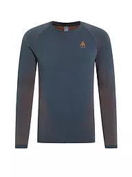 ODLO | Herren Funktionsshirt WARM ECO Baselayer | Bleu foncé