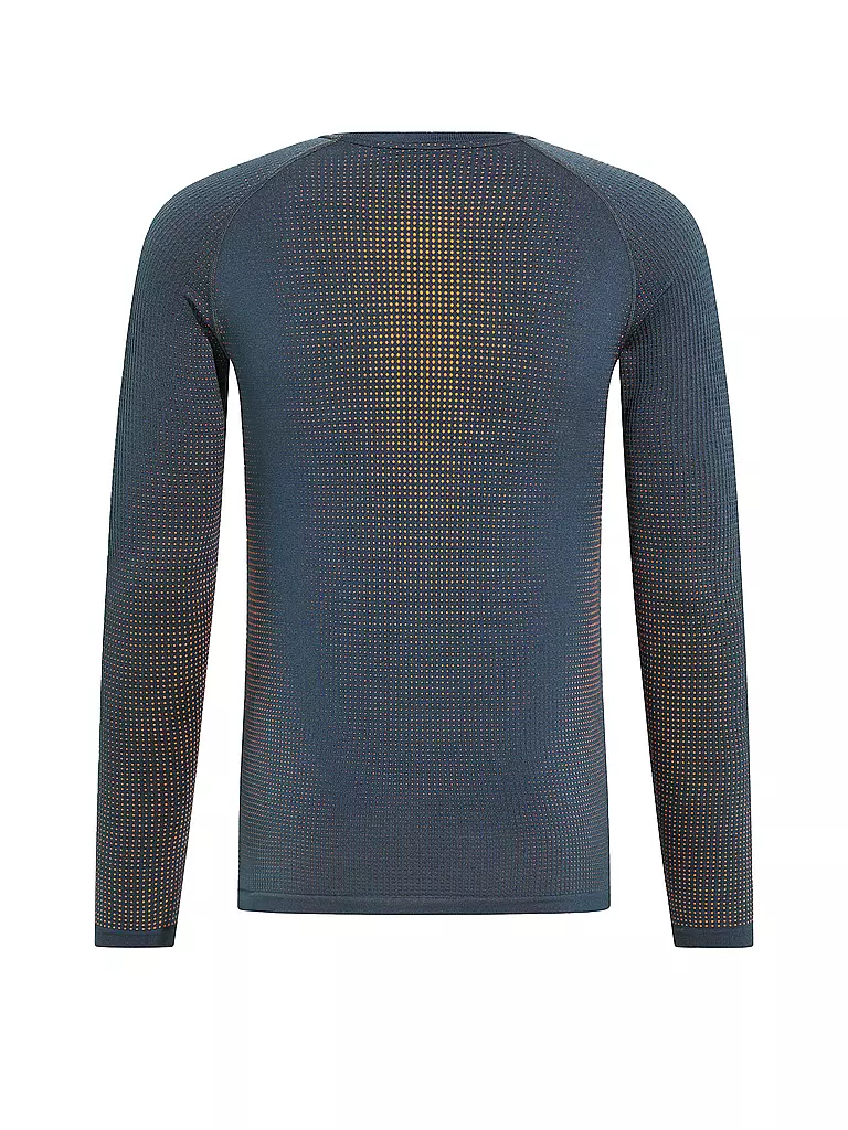 ODLO | Herren Funktionsshirt WARM ECO Baselayer | Bleu foncé