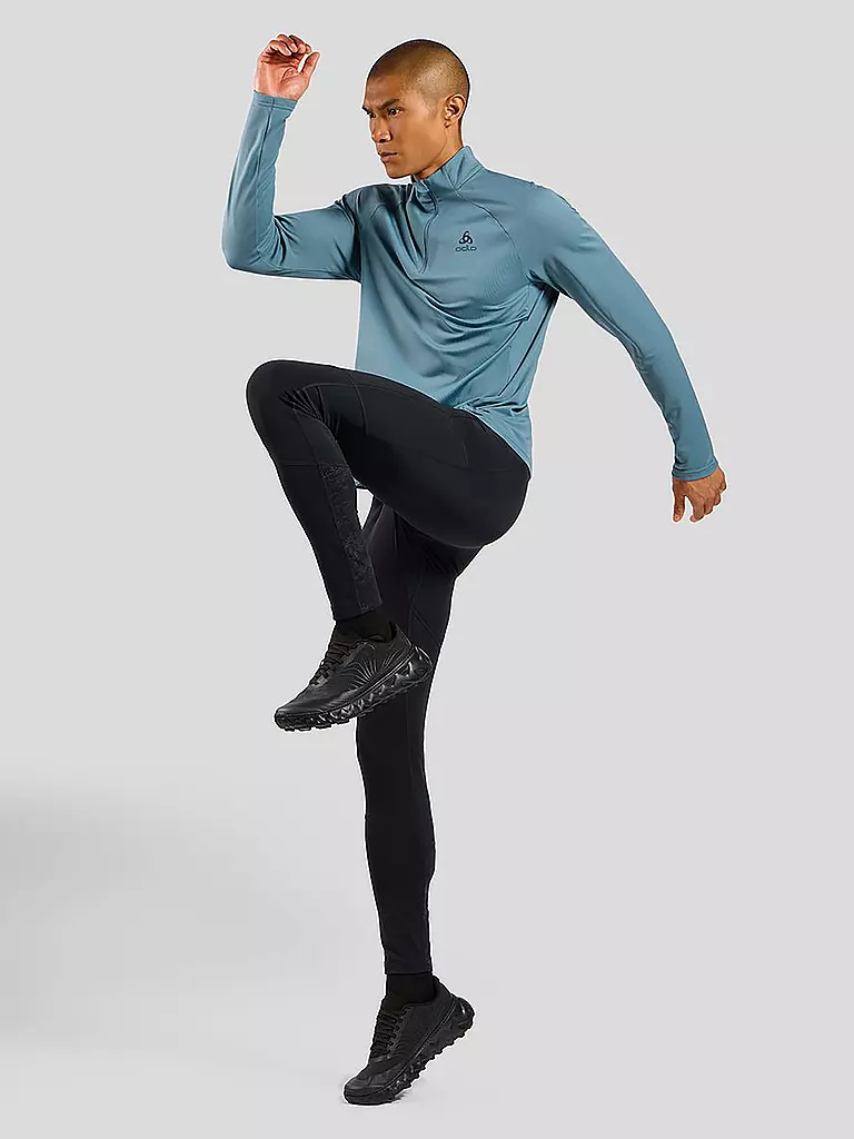 ODLO | Herren Laufshirt Essentials Ceramiwarm | Bleu