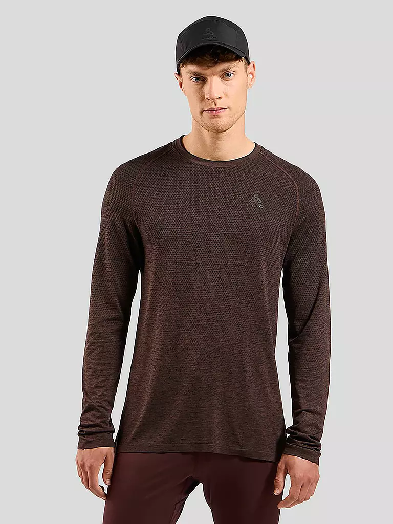 ODLO | Herren Laufshirt Essentials Seamless | Rouge foncé