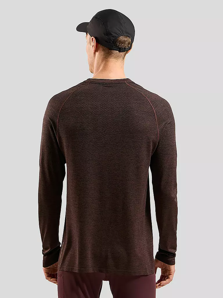ODLO | Herren Laufshirt Essentials Seamless | Rouge foncé