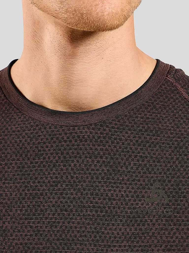 ODLO | Herren Laufshirt Essentials Seamless | Rouge foncé