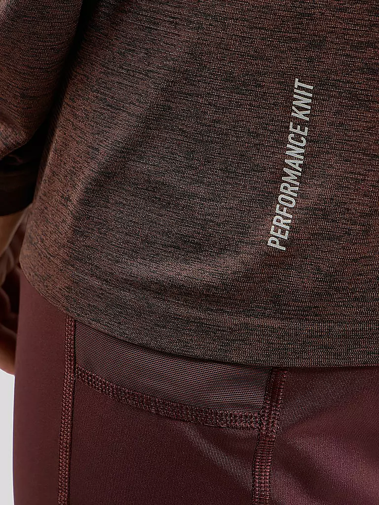 ODLO | Herren Laufshirt Essentials Seamless | Rouge foncé