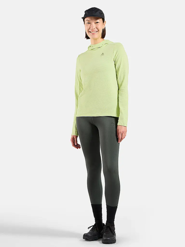 ODLO | Hoodie de course thermique Essential pour femme | Jaune