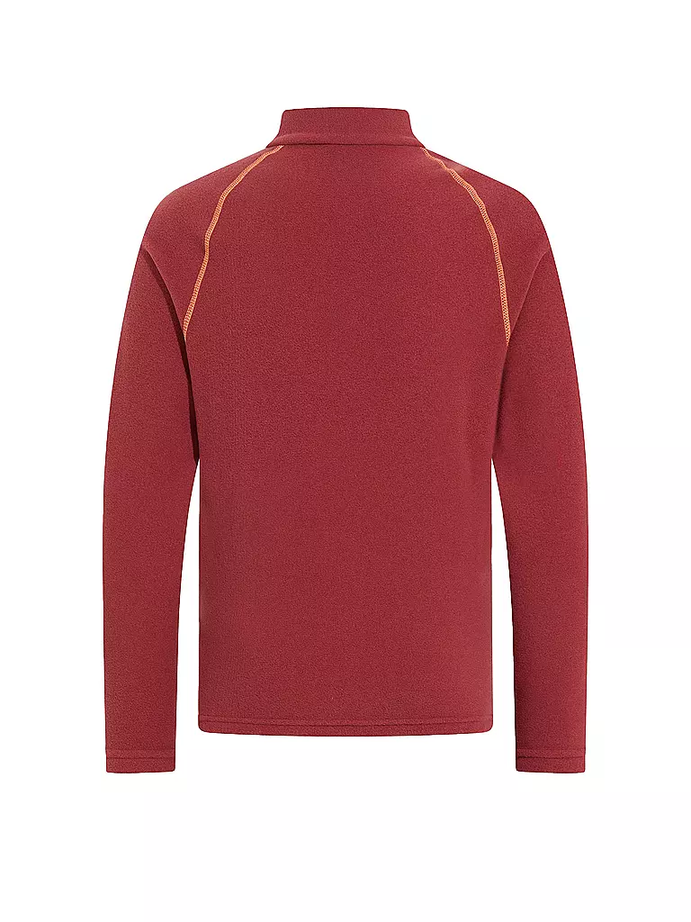 ODLO | Kinder Unterzieh Zipshirt Berra Mid Layer | Rouge foncé