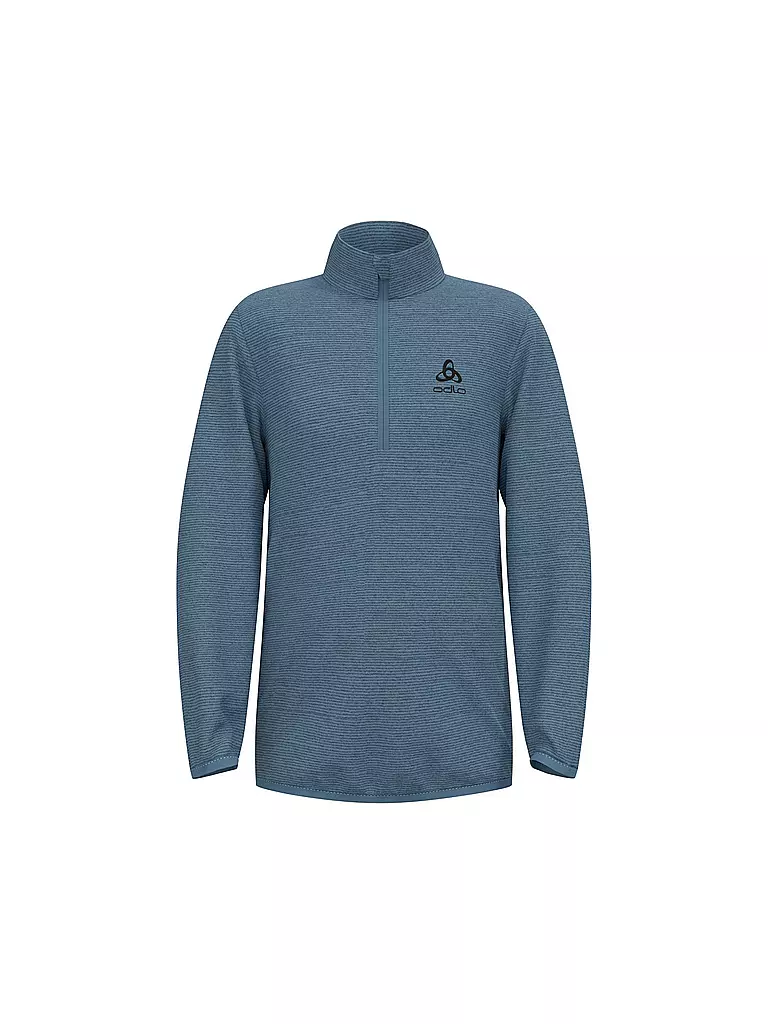 ODLO | Kinder Unterzieh Zipshirt Roy Kids Stripe | Bleu