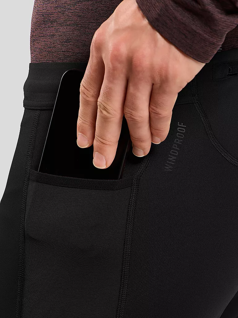 ODLO | Lauftight chaud Zeroweight homme | Noir