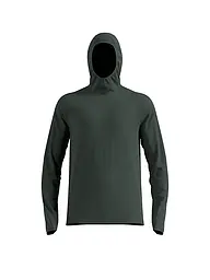 ODLO | Maillot de course thermique Essential pour hommes | Vert foncé