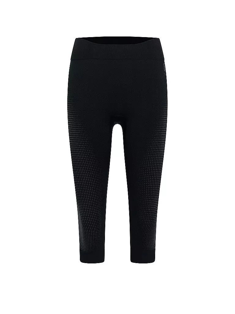 ODLO | Pantalon 3/4 de sport femme PERFORMANCE WARM ECO | Noir