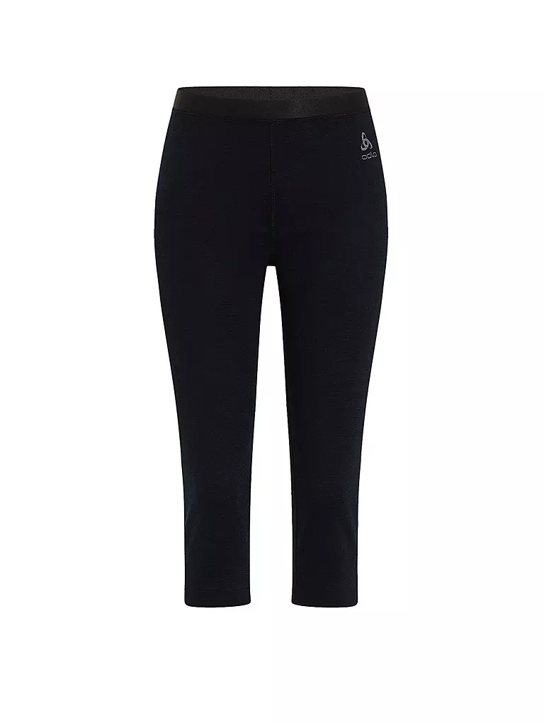 ODLO | Pantalon 3/4 Femme Merino 200 | Noir