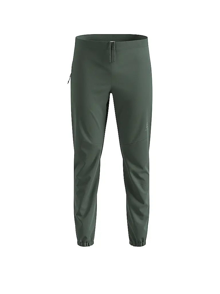 ODLO | Pantalon de ski de fond chaud Essential pour homme | Vert foncé