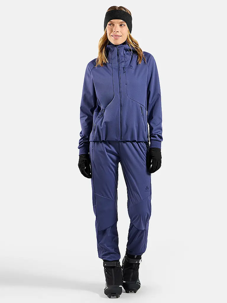ODLO | Pantalon de ski de fond femme Zeroweight Pro Windproof Warm | Lilas