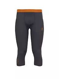 ODLO | Pantalon de sous-vêtement 3/4 Revelstoke Performance Wool 150 pour homme | Gris