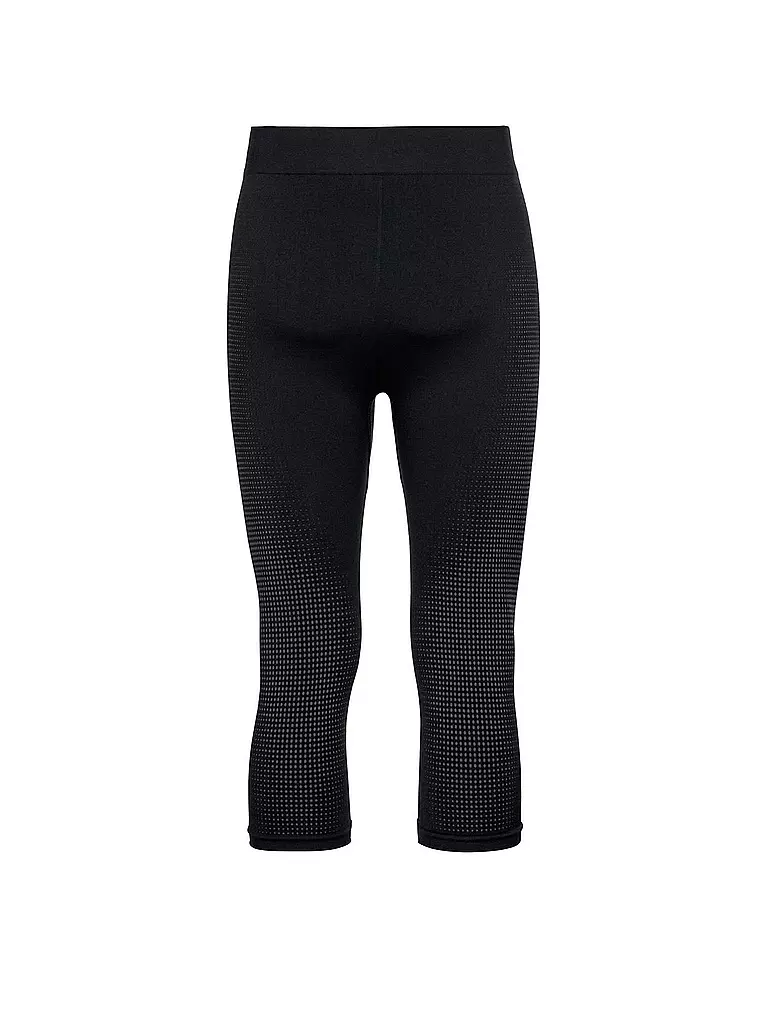 ODLO | Pantalon de sport 3/4 Performance Warm Eco pour homme | Noir