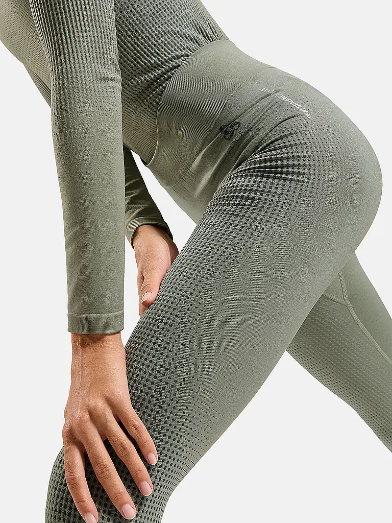 ODLO | Pantalon de sport pour femmes PERFORMANCE WARM ECO | Gris