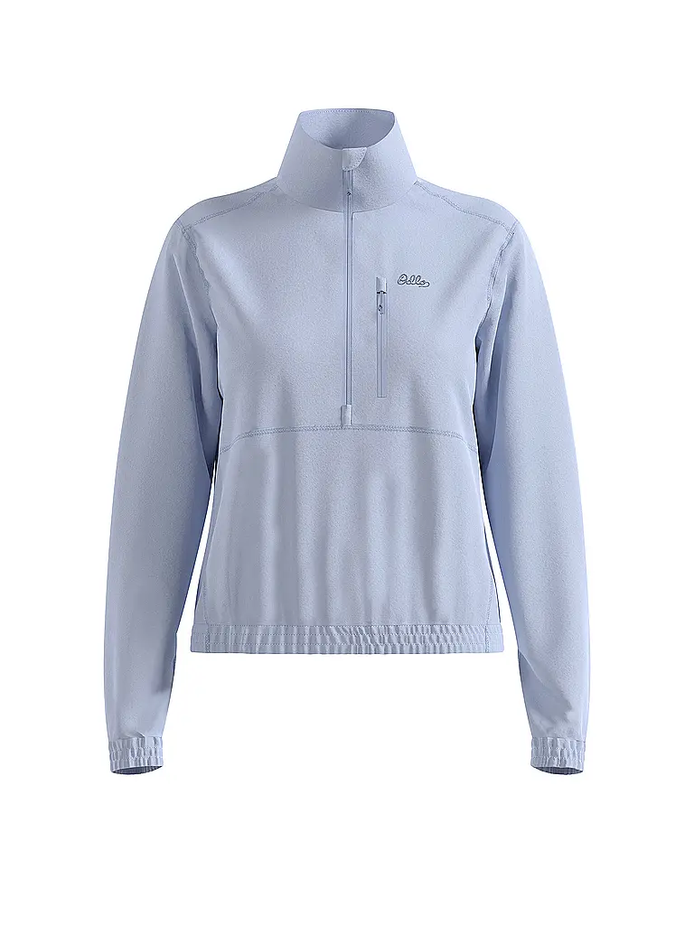 ODLO | Pull Classic HalfZip Femme | Bleu clair