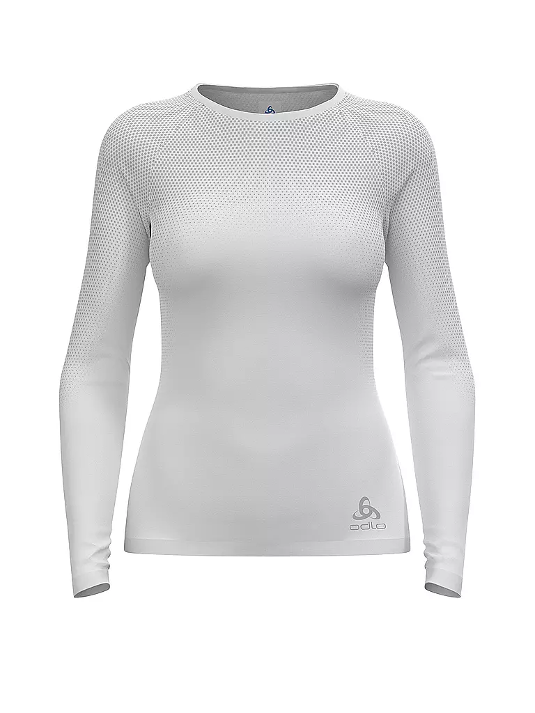 ODLO | Shirt de course pour femmes Performance Light Base Layer | Blanc