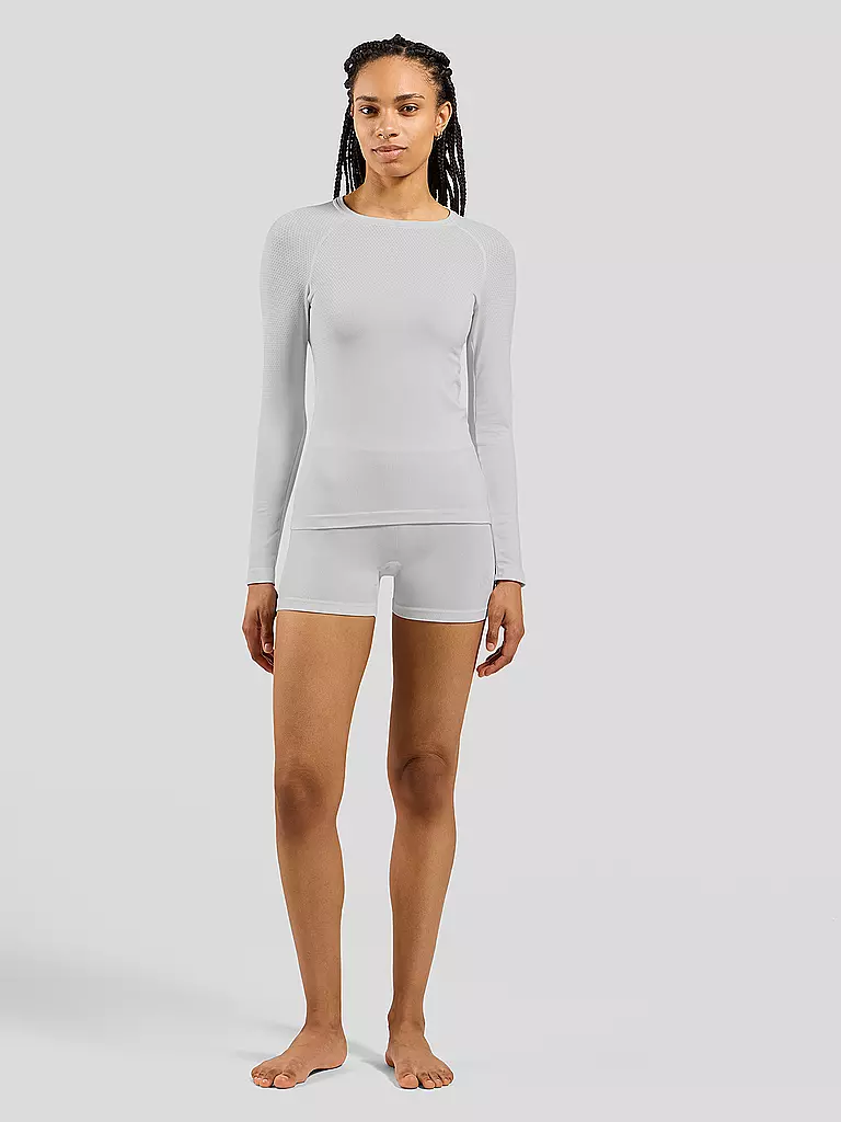 ODLO | Shirt de course pour femmes Performance Light Base Layer | Blanc