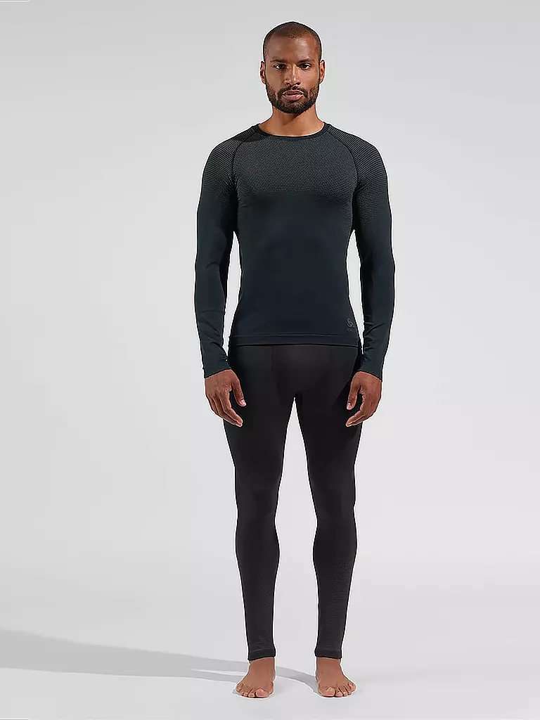 ODLO | Shirt de course pour homme Performance Light Base Layer | Noir